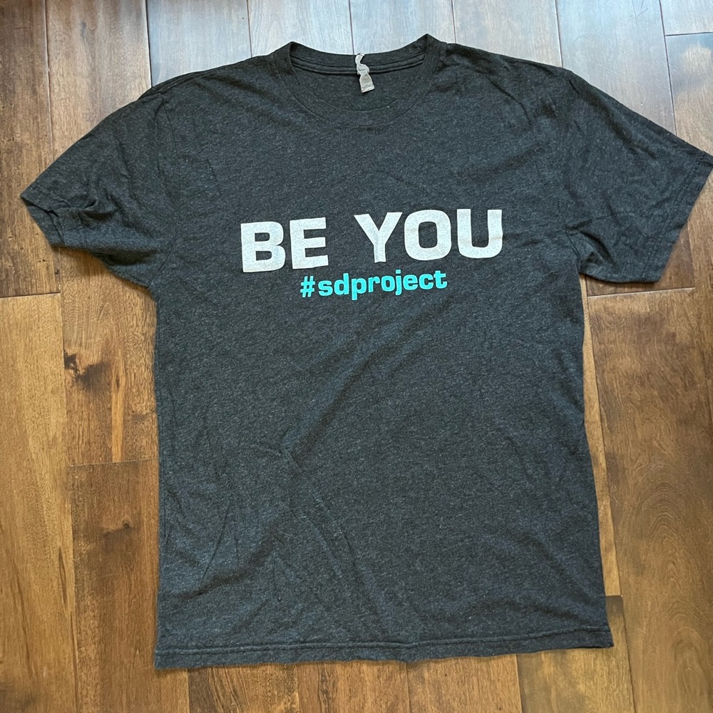 Next Level Apparel BE YOU Tee - Charcoal